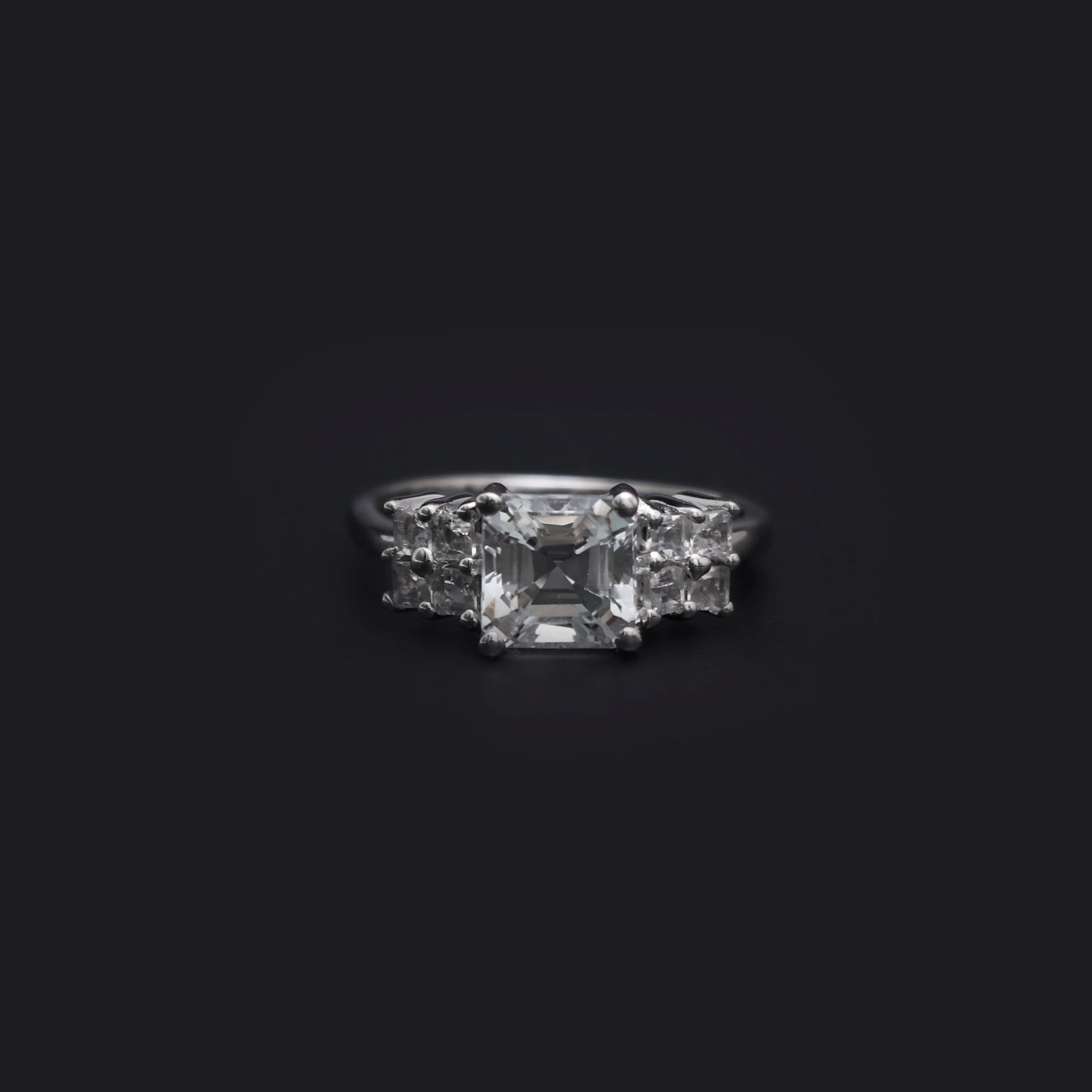 White Topaz Ring
