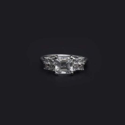 White Topaz Ring