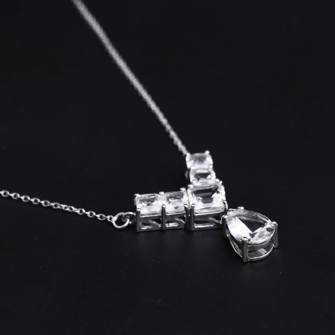 White Topaz Necklace