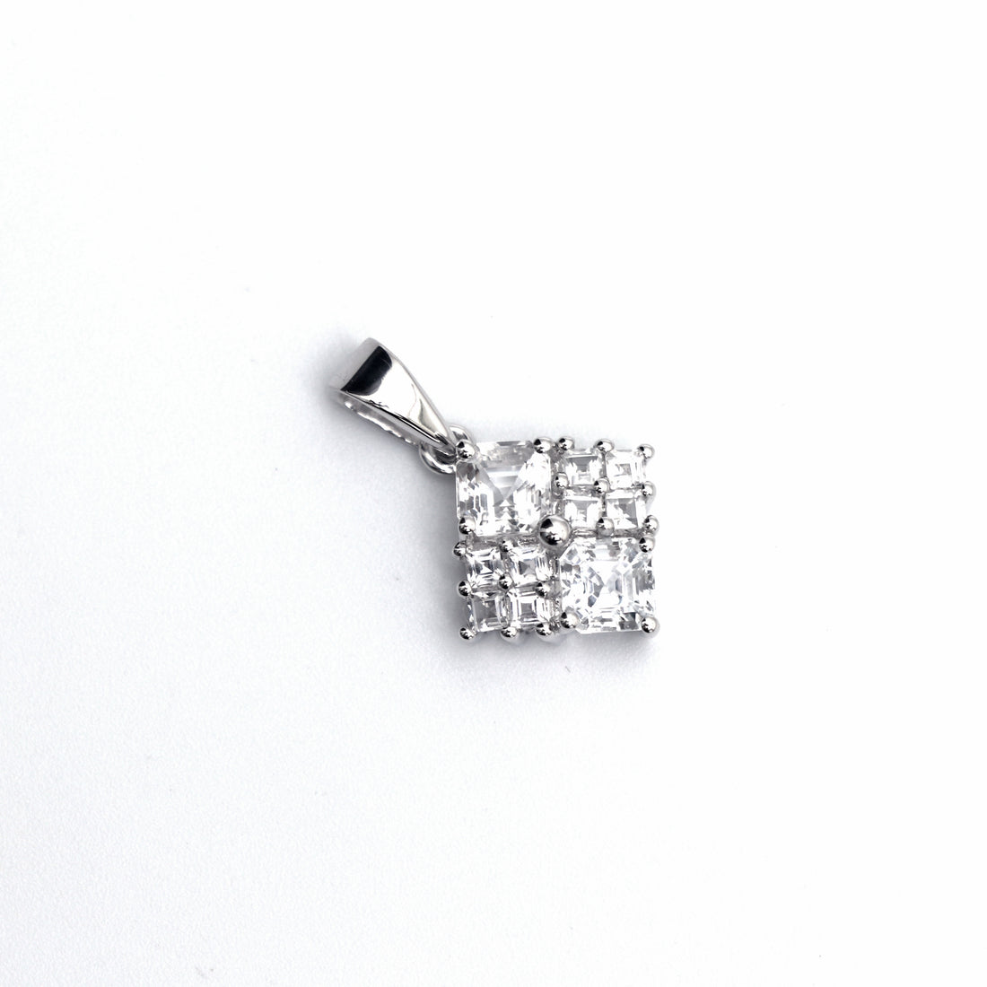 Natural White Topaz Pendant