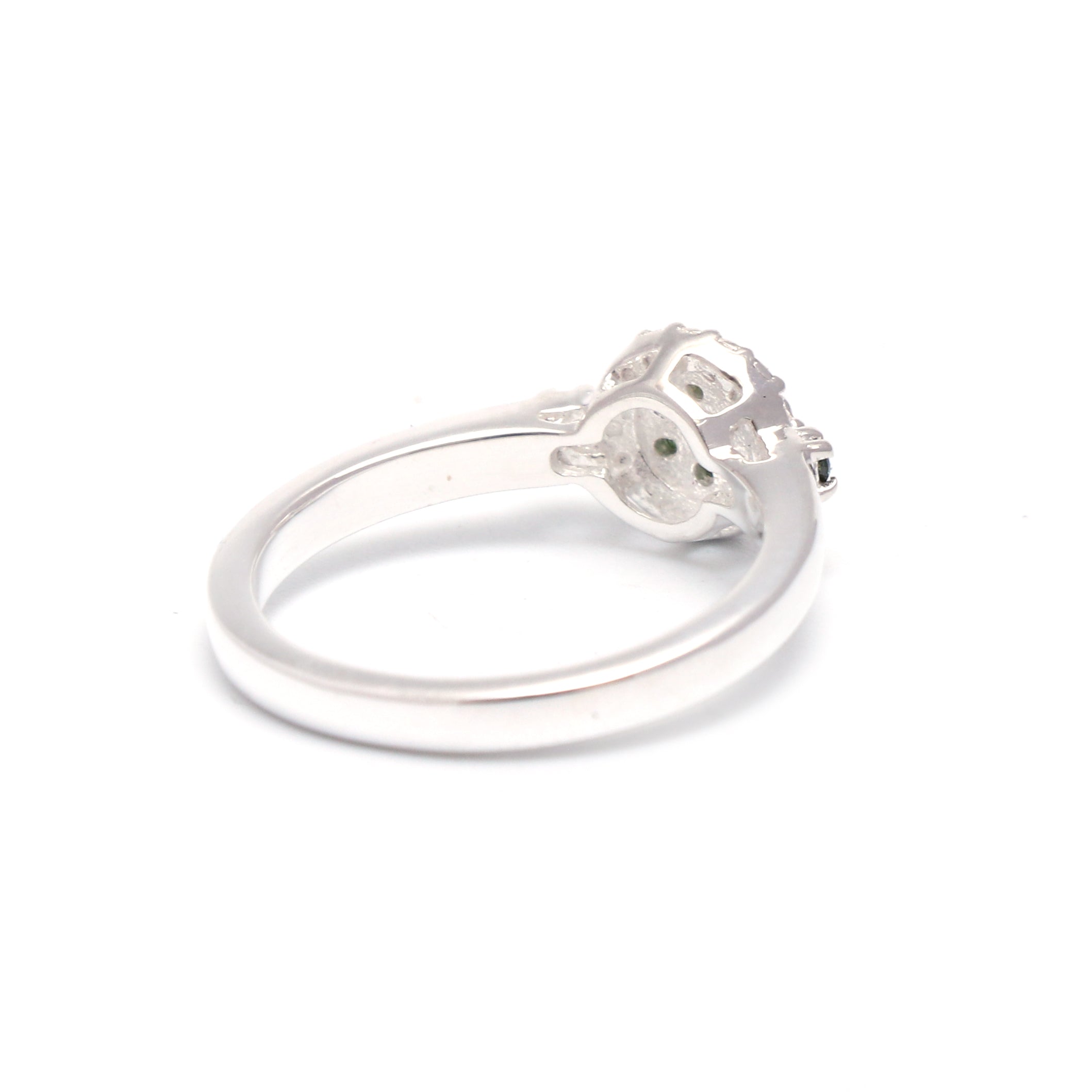 Natural Green Diamond Ring