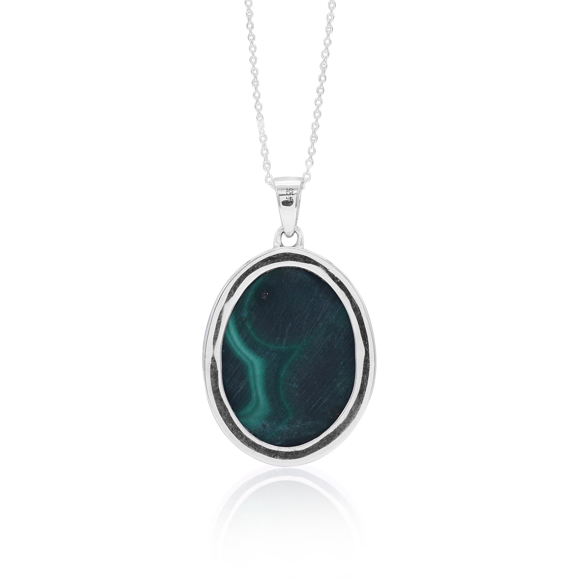Malachite Cabochon Pendant Jewelry for Everyday Wear