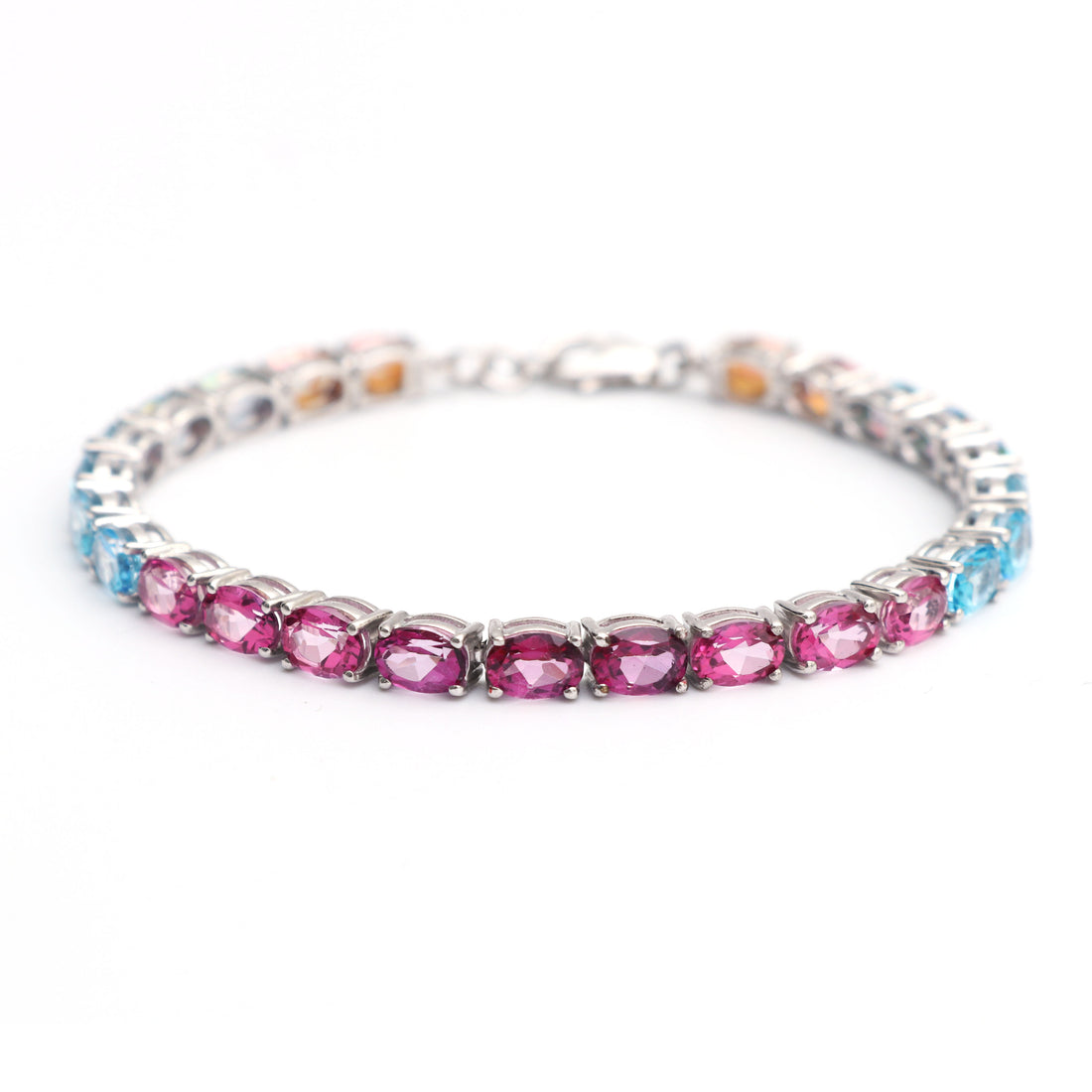 Multi Topaz Gemstone Bracelet