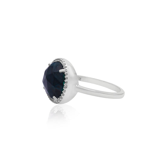 Elegant Green Malachite Gemstone Ring