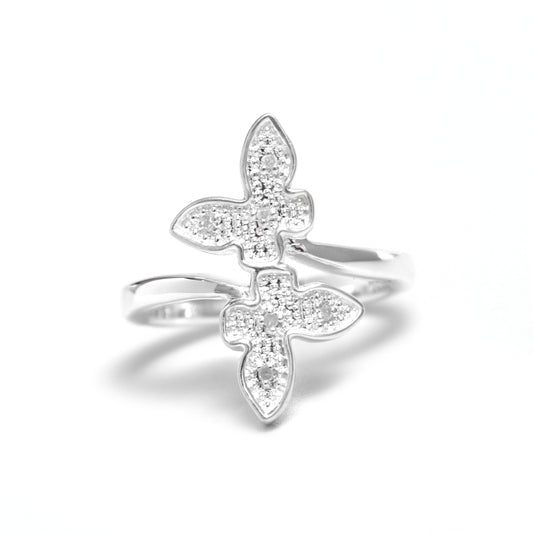 Natural White Diamond Ring