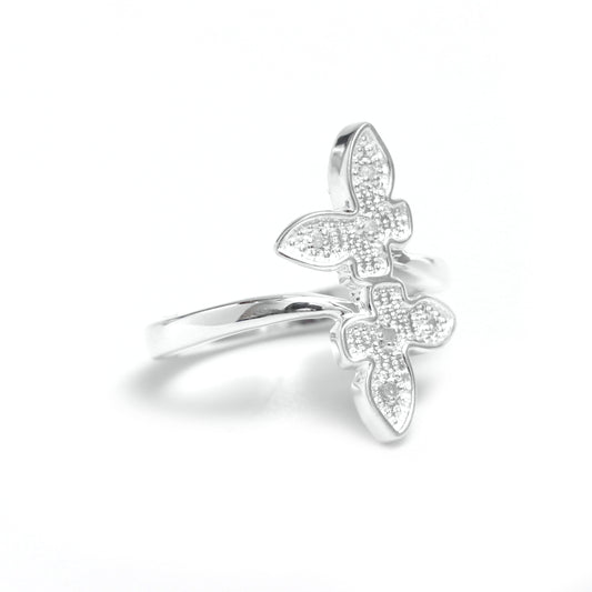Natural White Diamond Ring