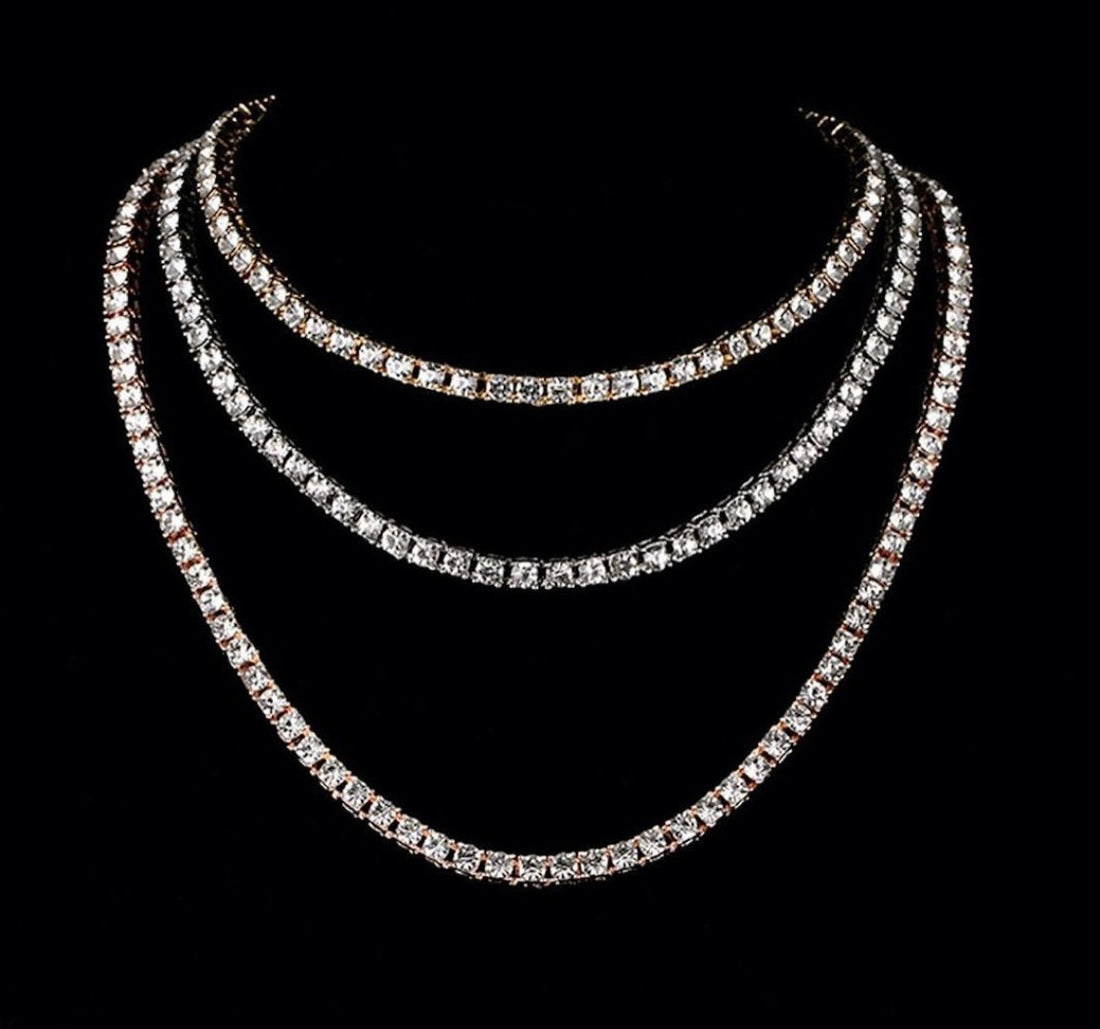 ED 4mm Tennis Chain Necklace