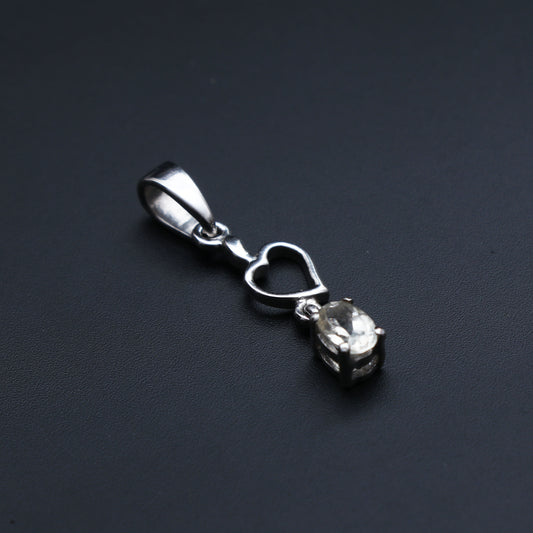 Semi Precious Heart Design Pendant