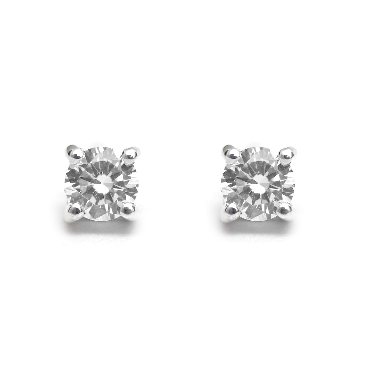 4 MM Classic Iced Out Earrings