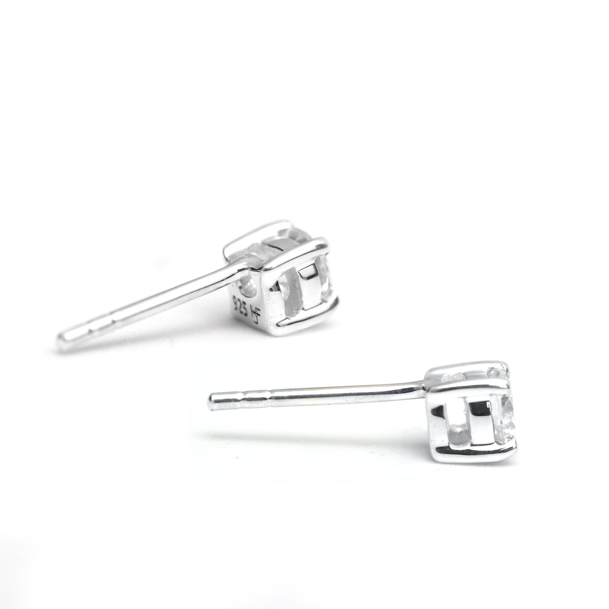 4 MM Classic Iced Out Earrings