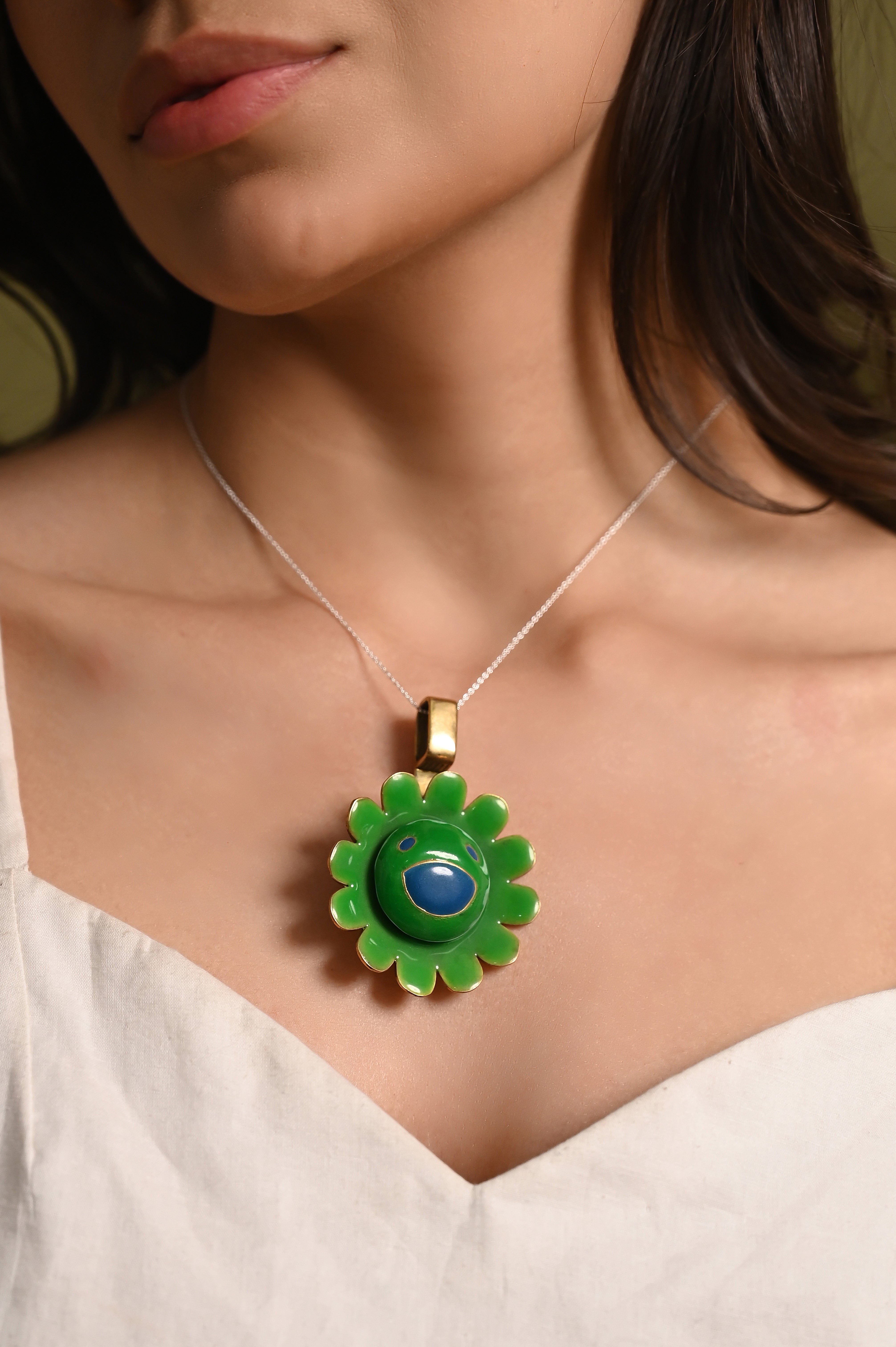 Slime Murakami Pendant (Glow in the Dark)