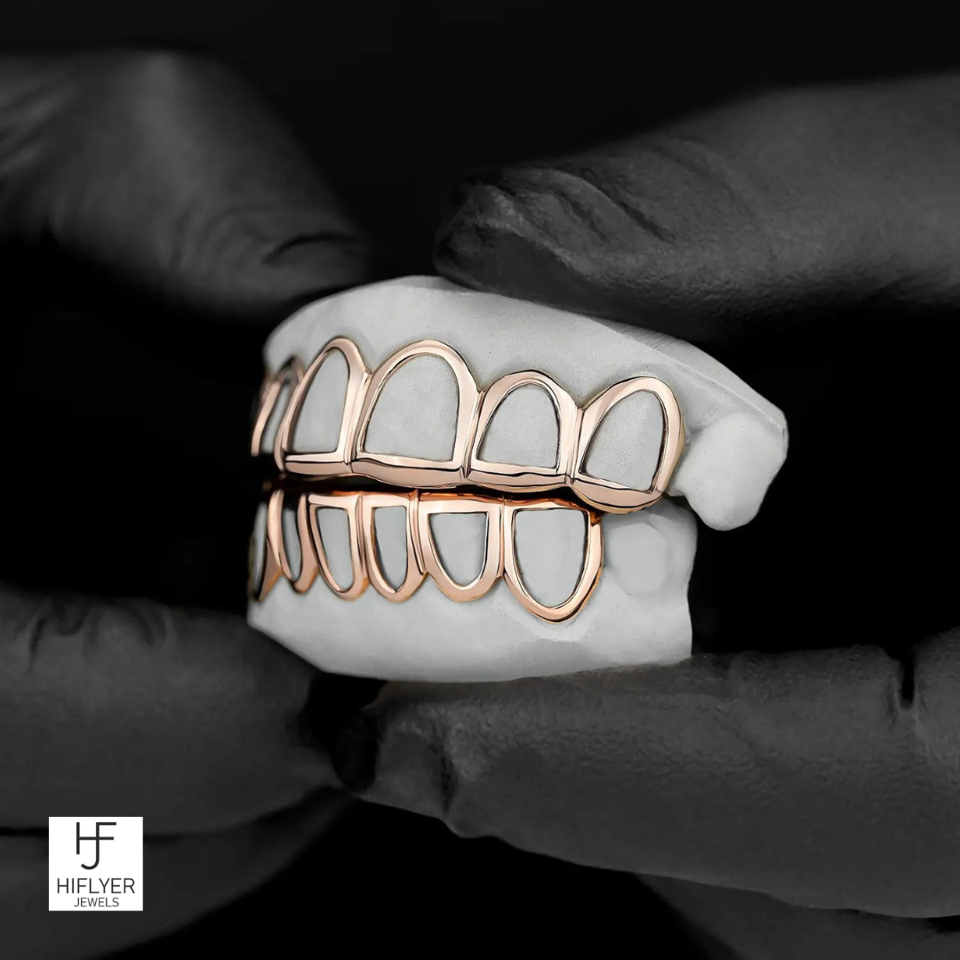 Openwork Grillz Rose Gold