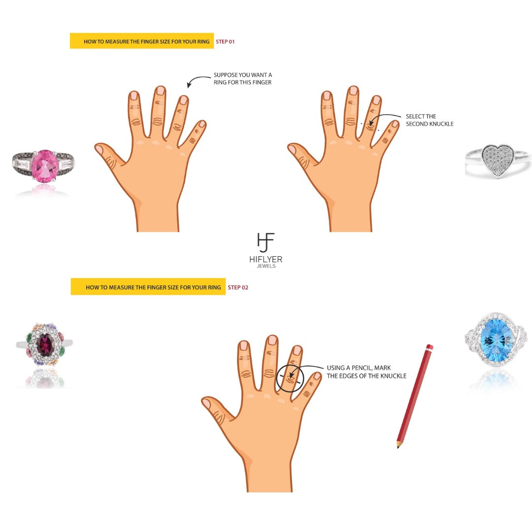 Natural Yellow Diamond Silver Ring