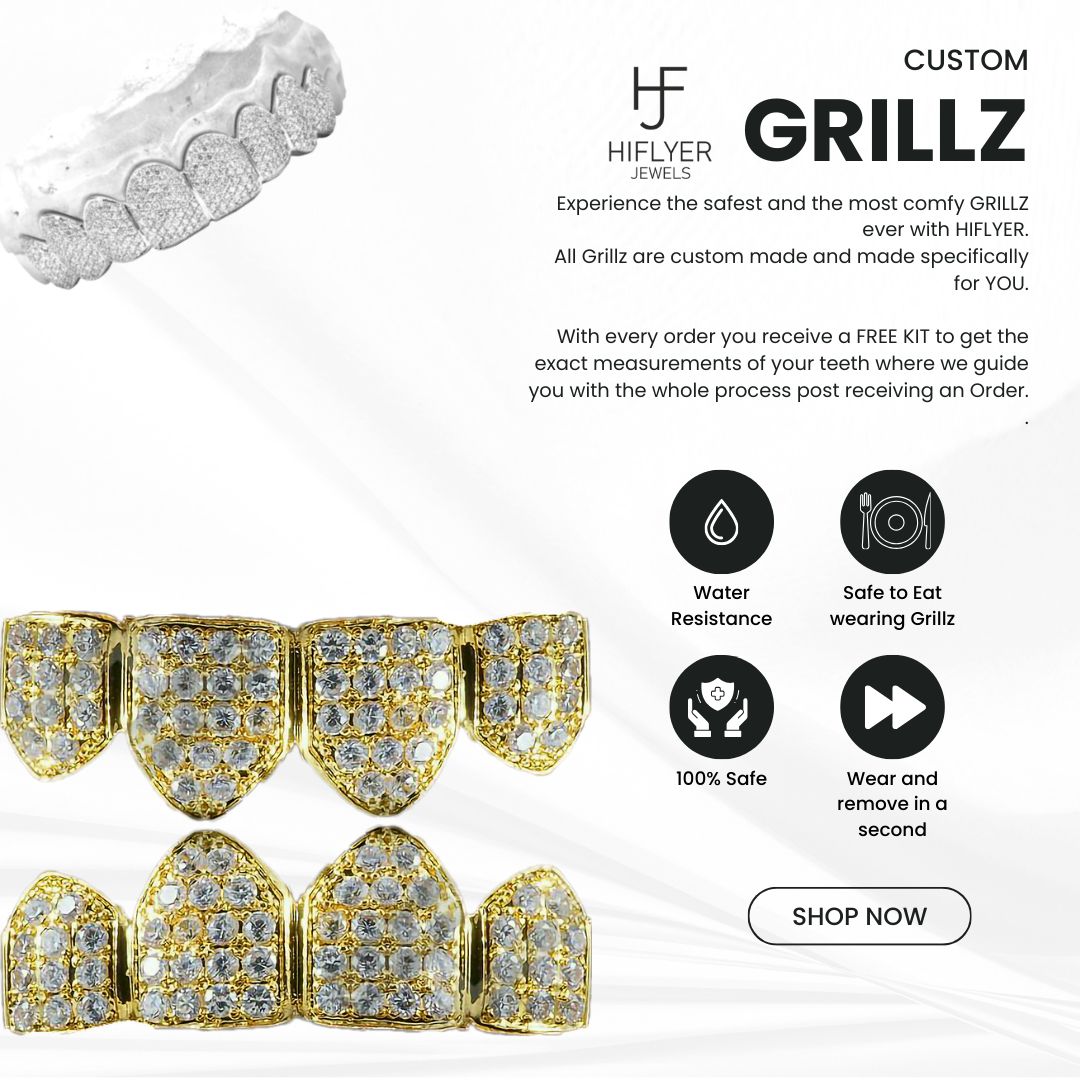 Iced out Openwork Grillz (1 cap)