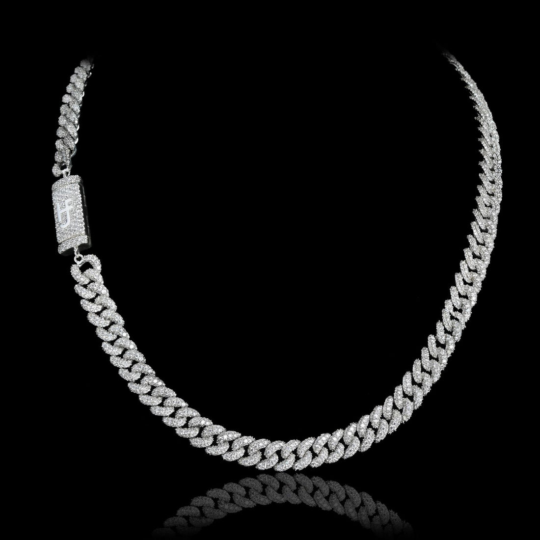 8mm Iced Bussdown Cuban Chain