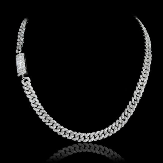 8mm Iced Bussdown Cuban Chain