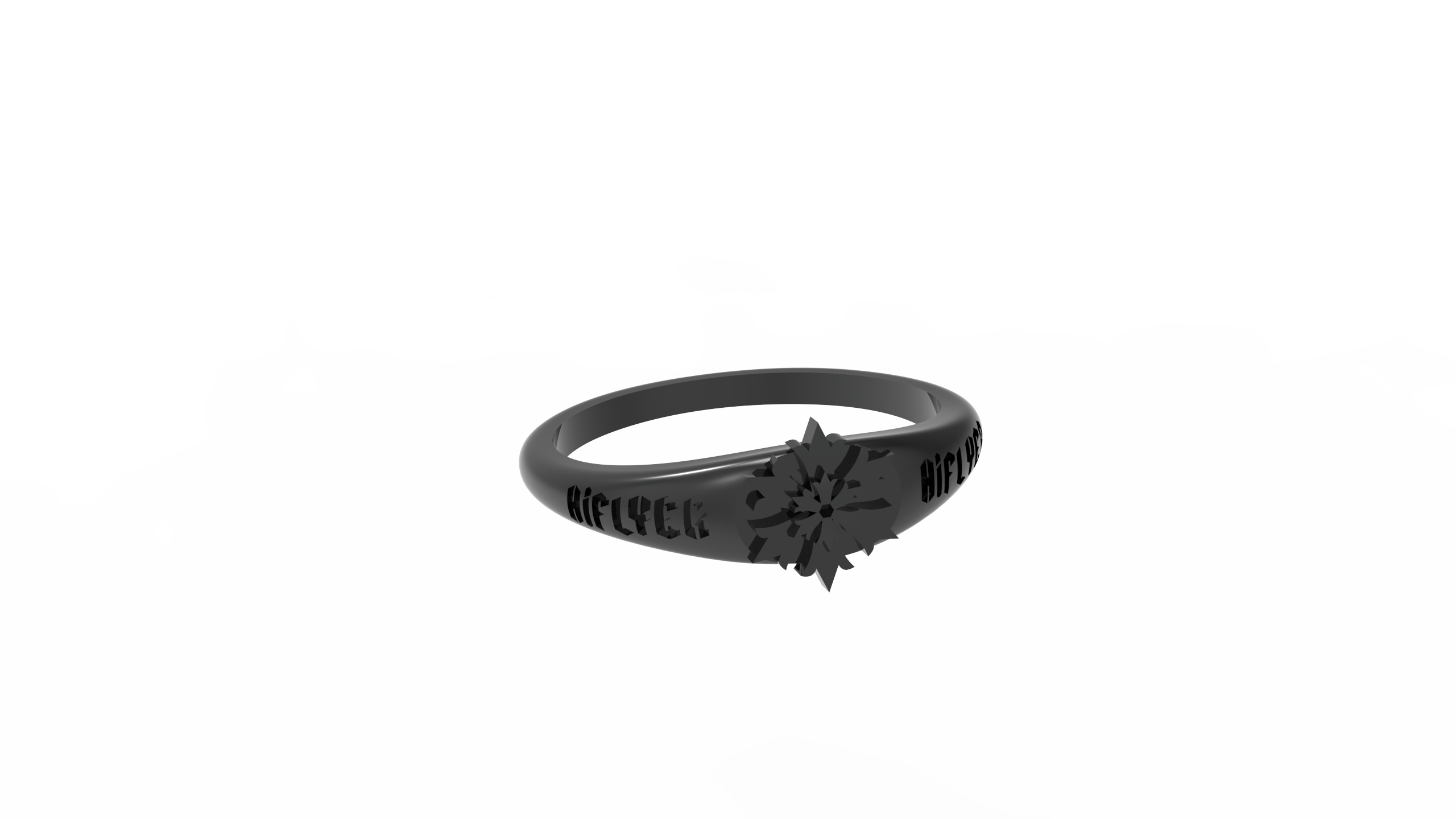 Flakes of life Gothic Ring