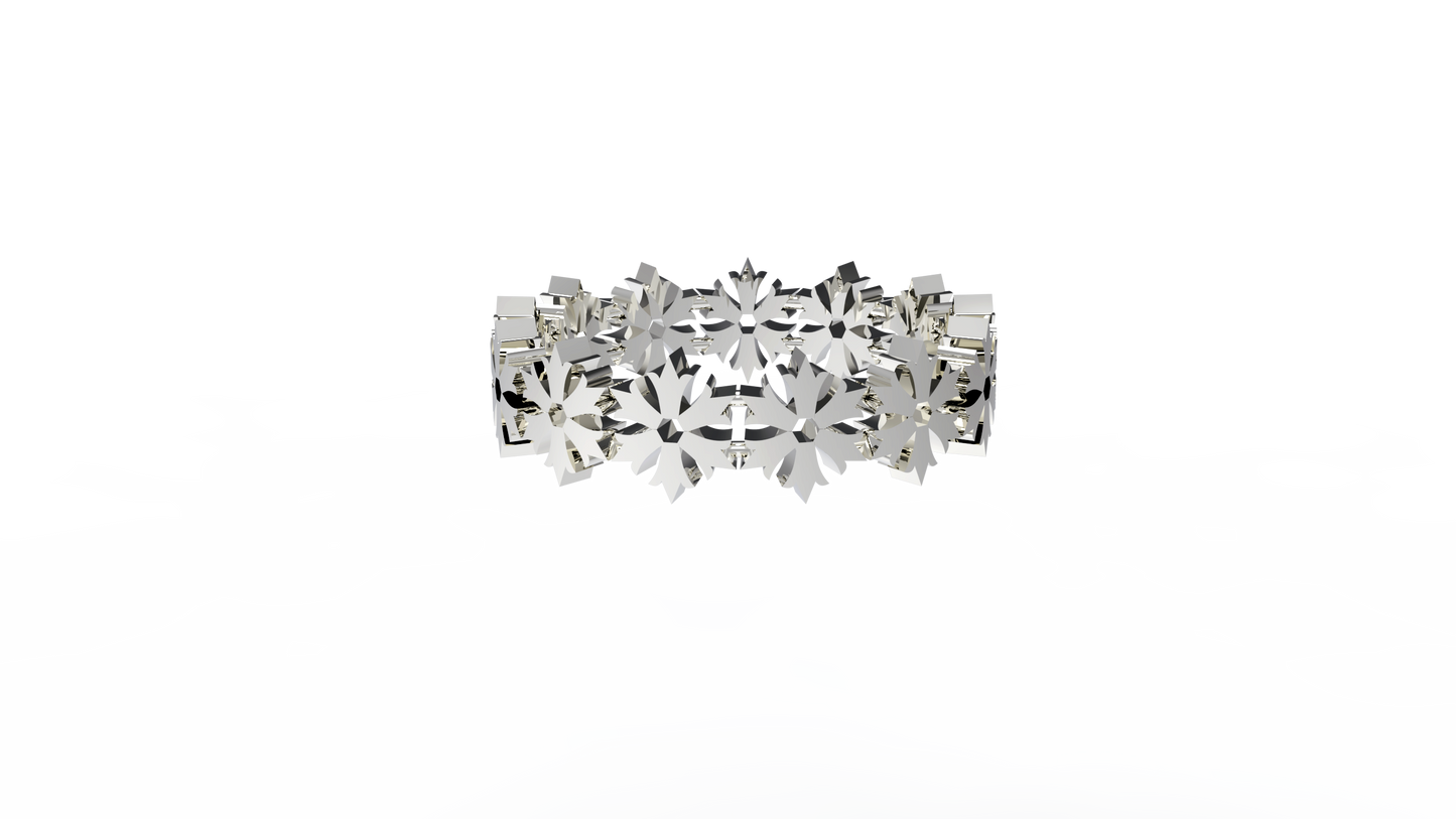 Gothic Cemetery Flakes Ring
