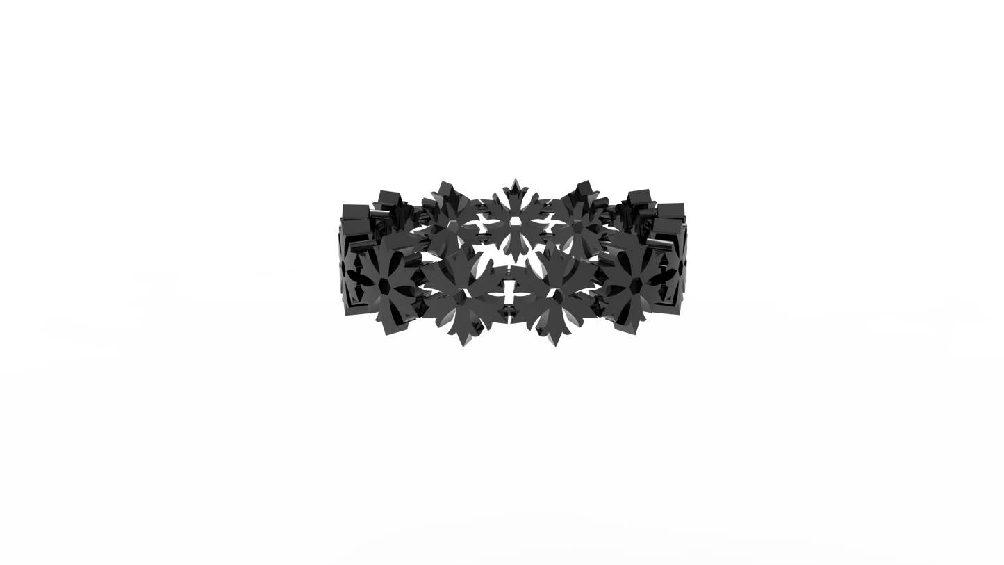 Gothic Cemetery Flakes Ring
