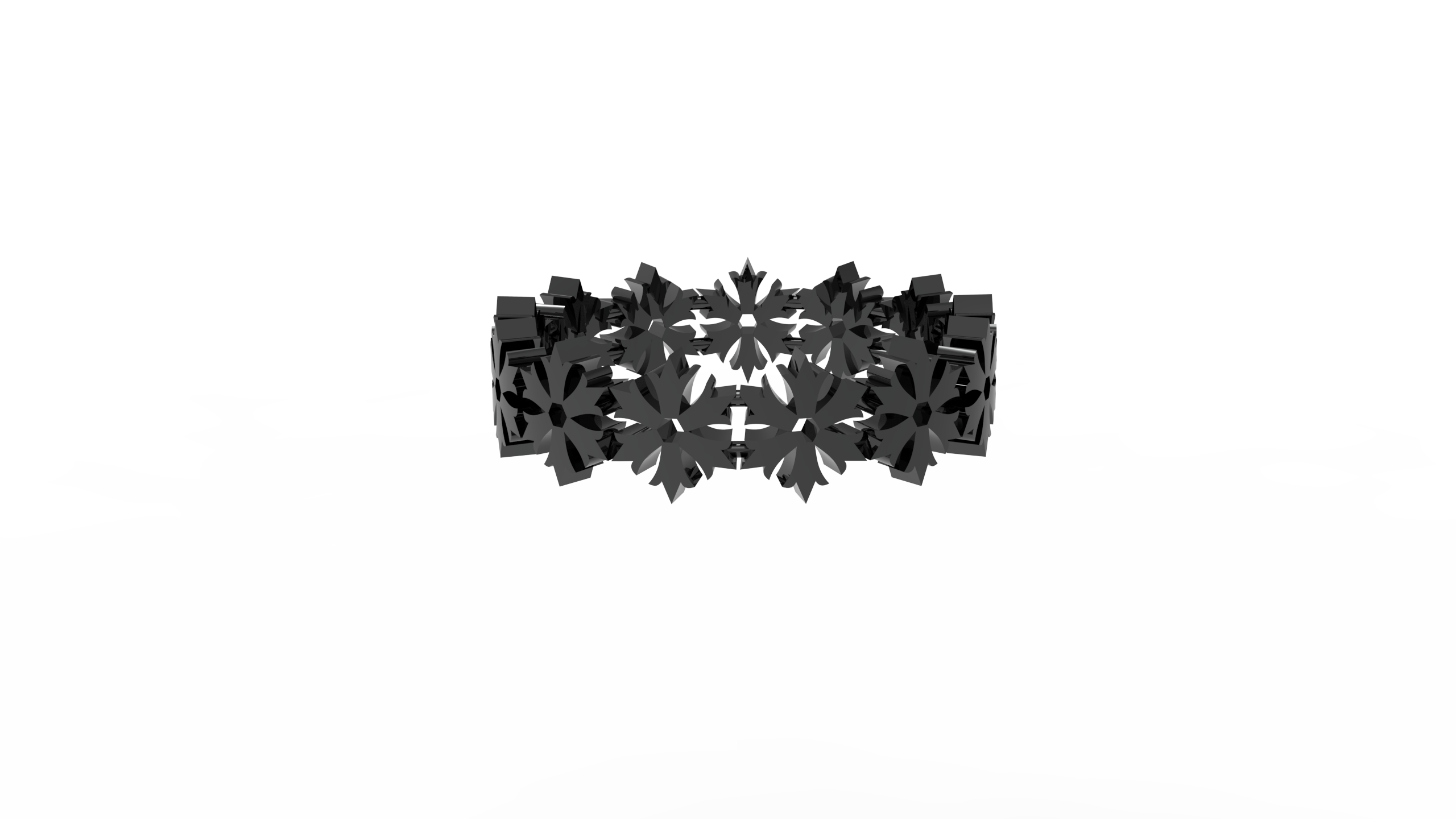 Gothic Cemetery Flakes Ring