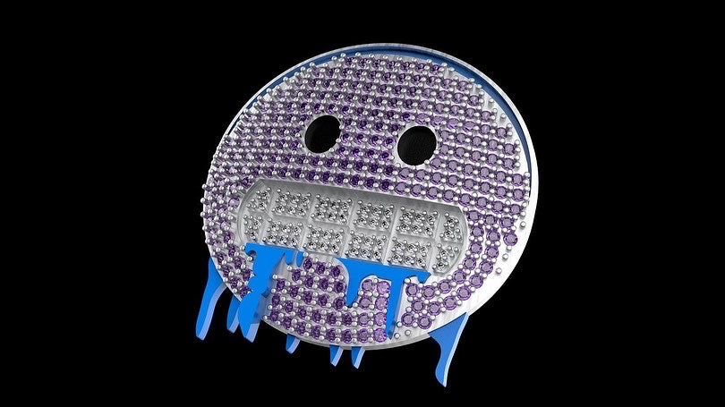 🥶 Emoji Pendant - (GLOWS IN THE DARK)