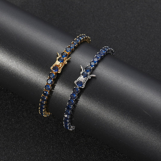 Depth Of Ocean Iced Out Tennis Bracelet 4 MM