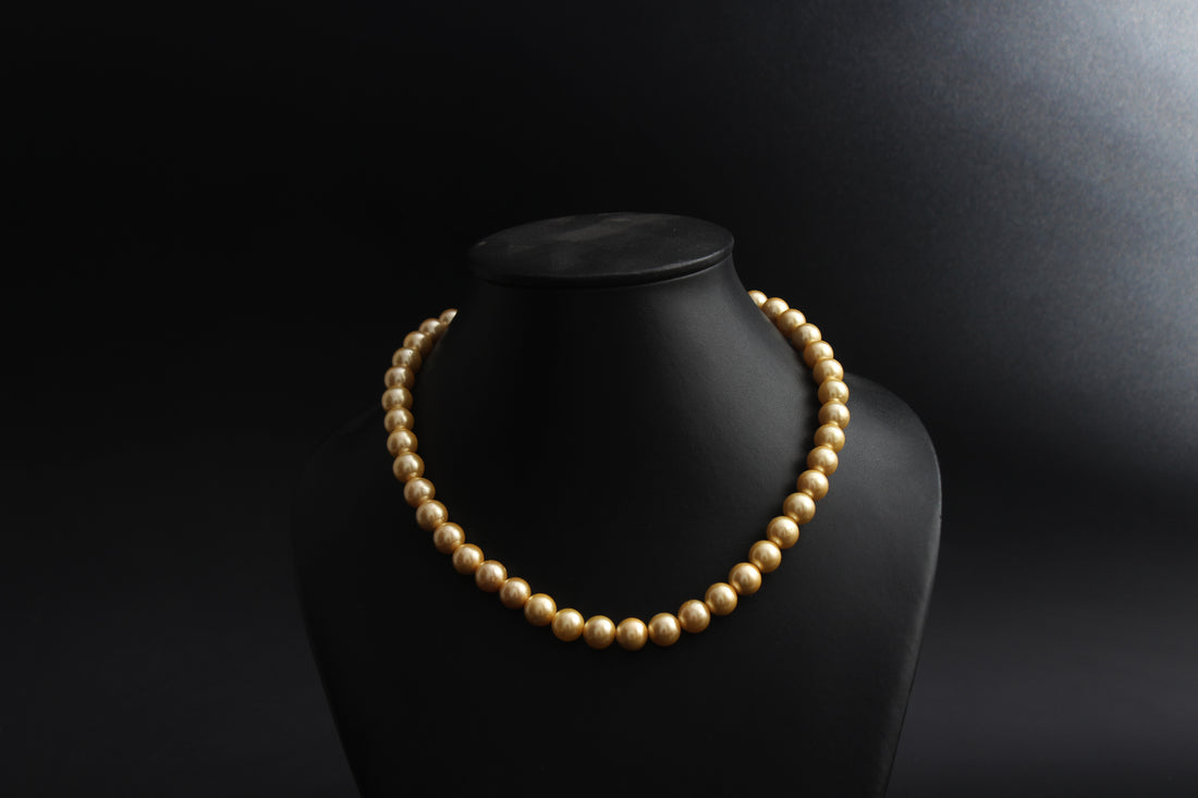 Golden Pearl Chain - Vegan