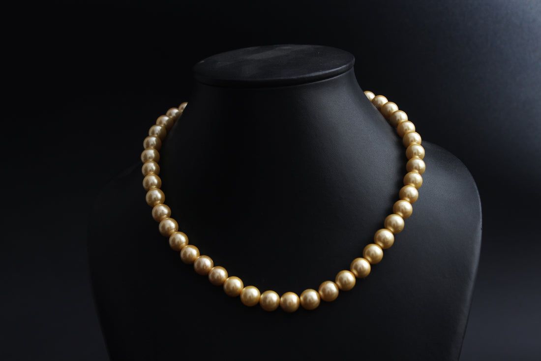 Golden Pearl Chain - Vegan