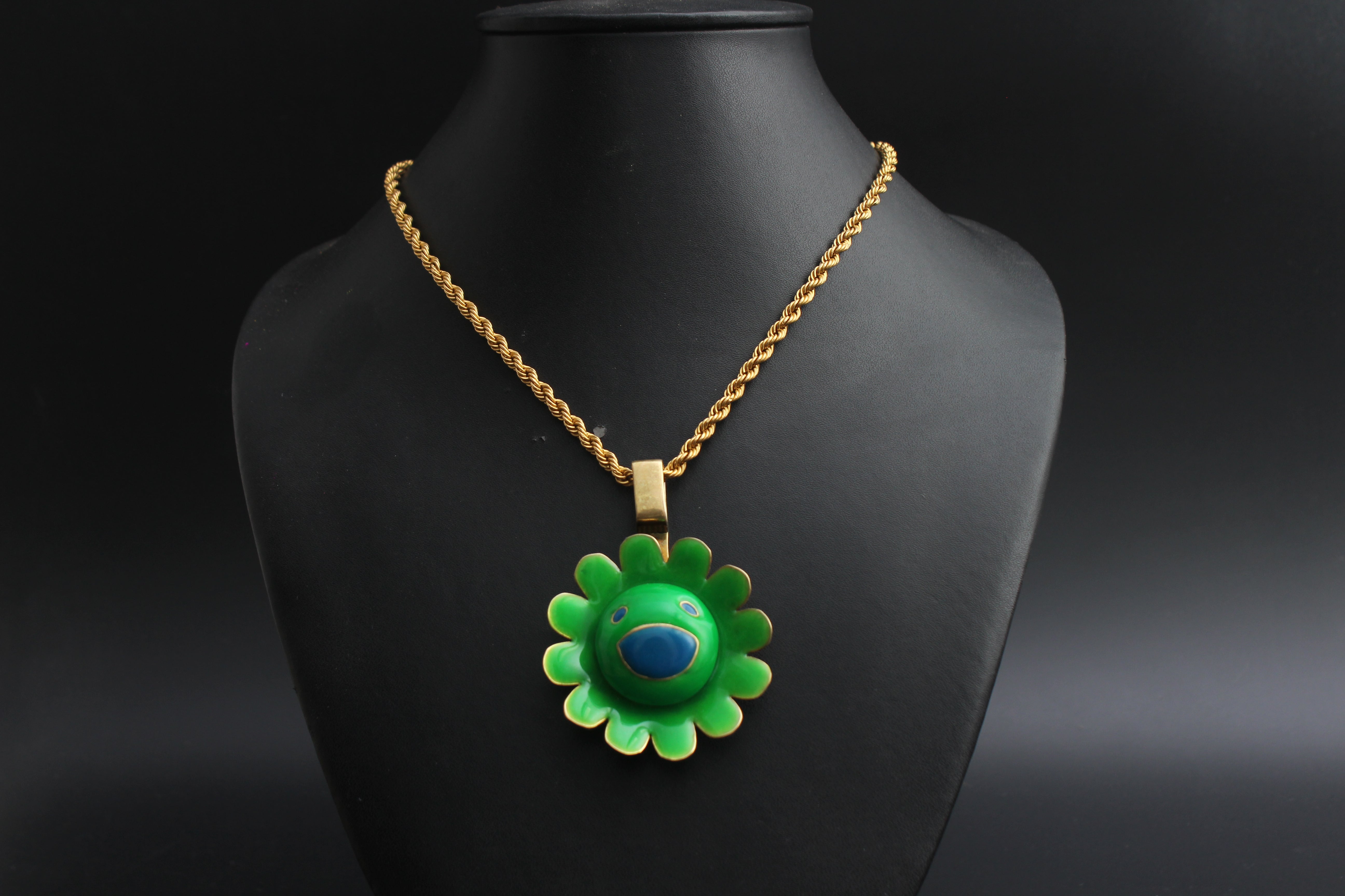 Slime Murakami Pendant (Glow in the Dark)