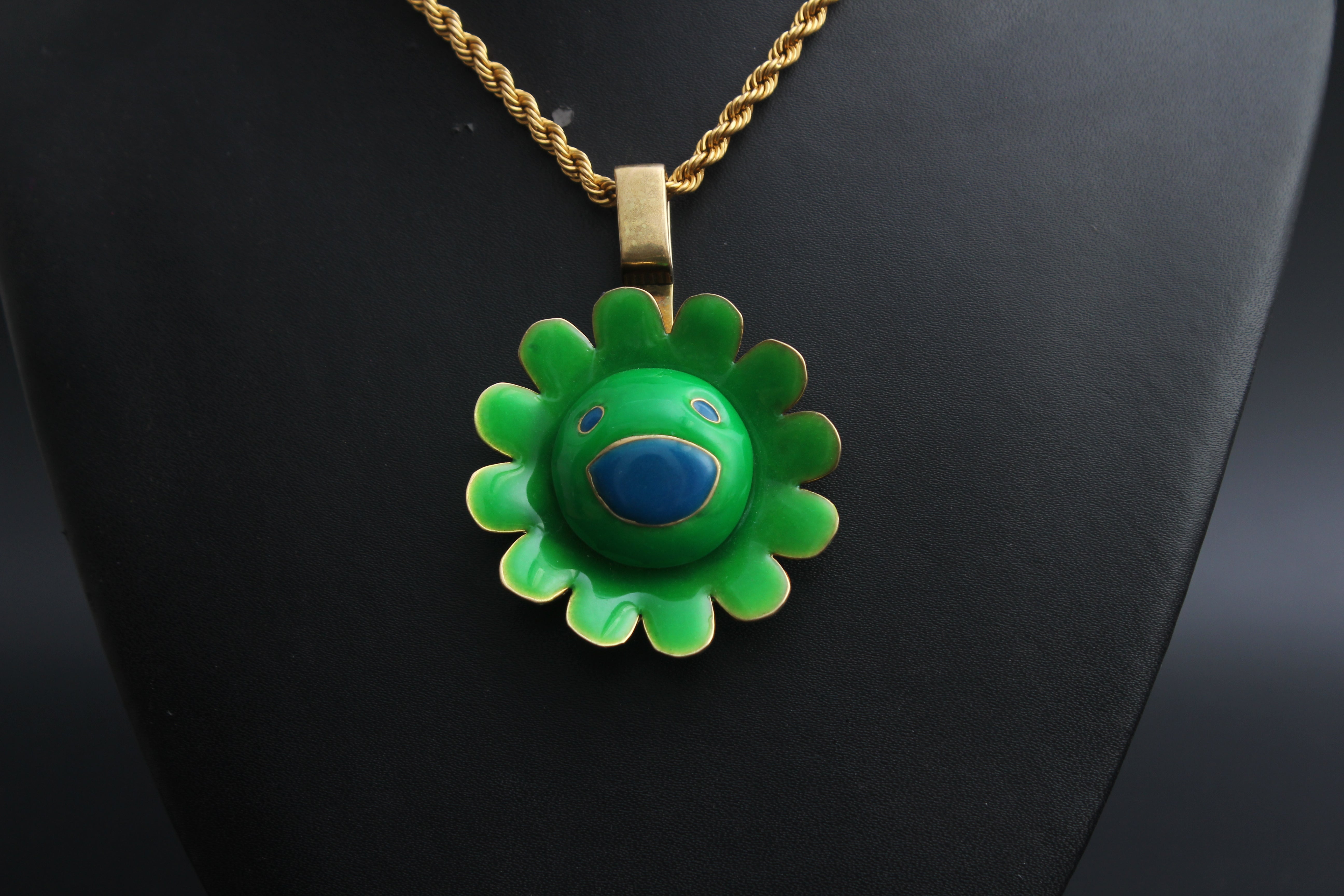 Slime Murakami Pendant (Glow in the Dark)