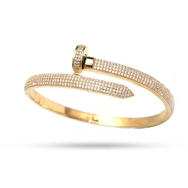 Iced Out Nail Bracelet