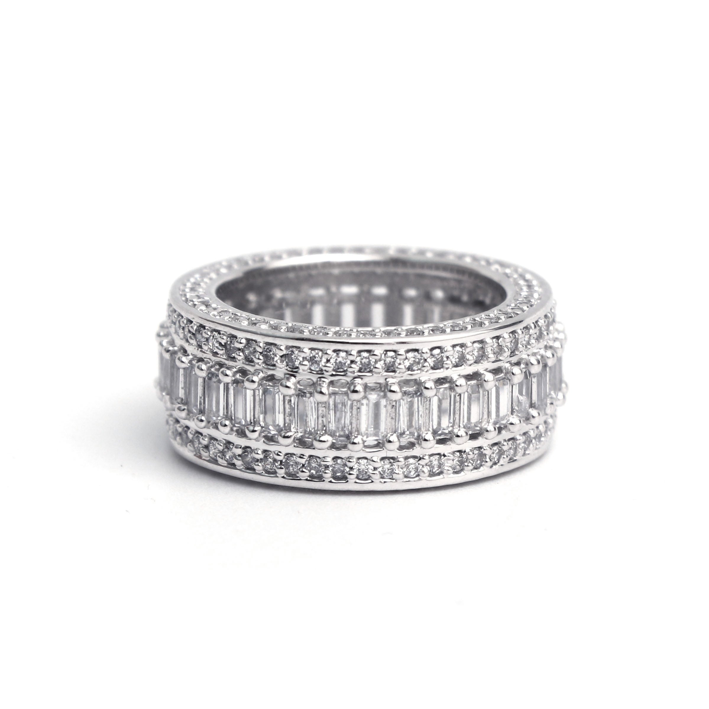 Iced Out 5 Layer Championship Ring