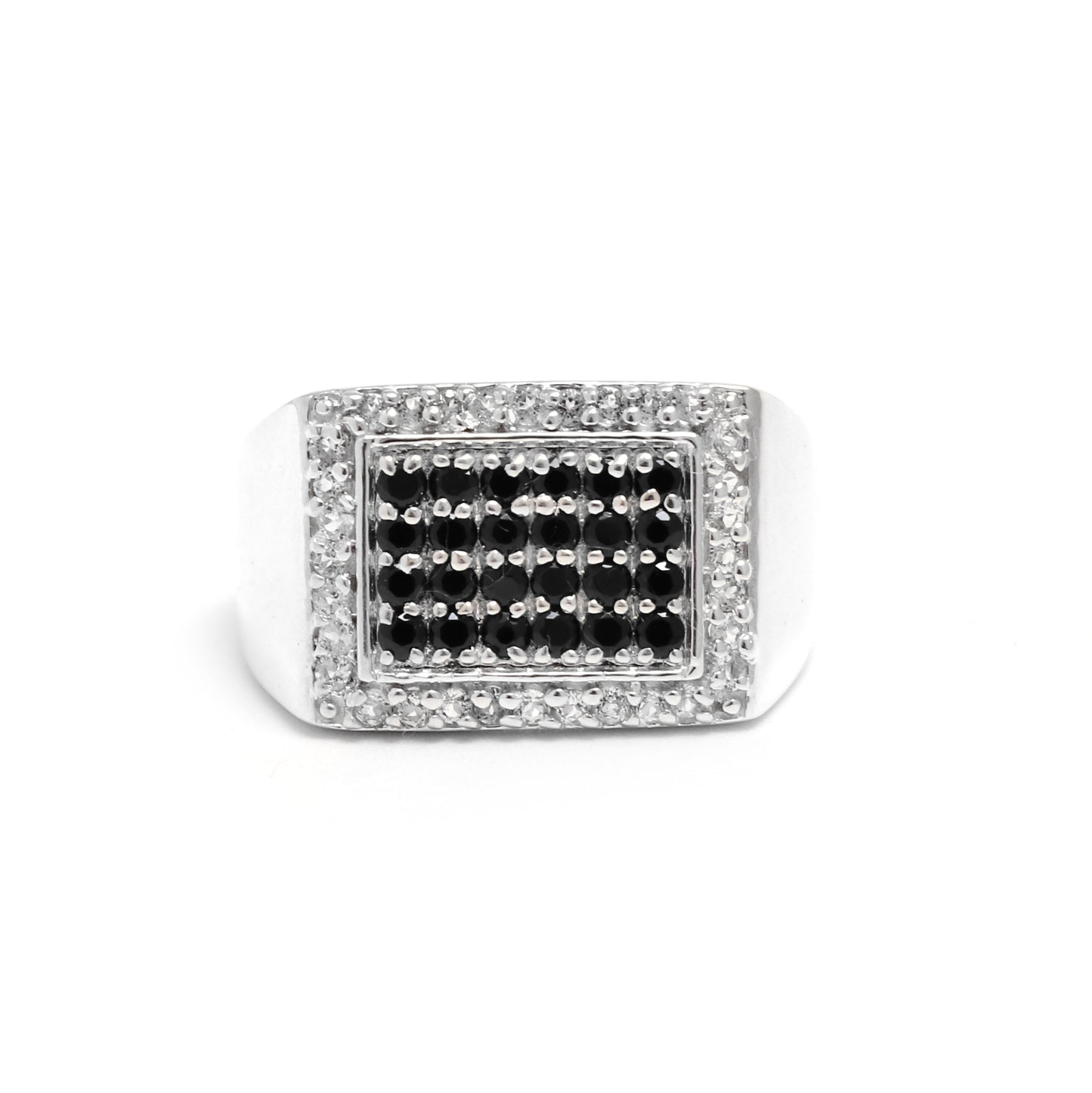 Iced Out B&W Ring Jewelry