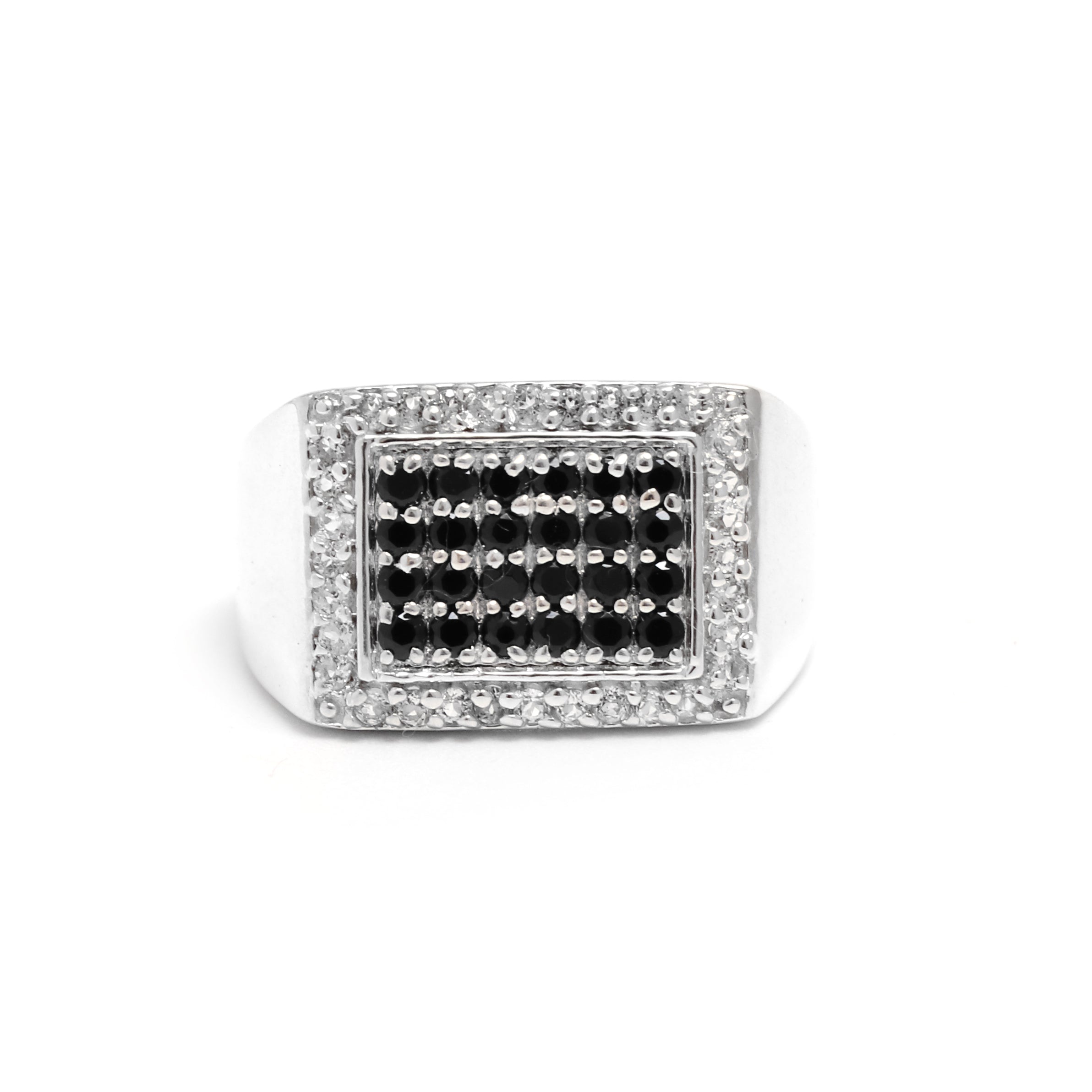 Iced Out B&W Ring Jewelry
