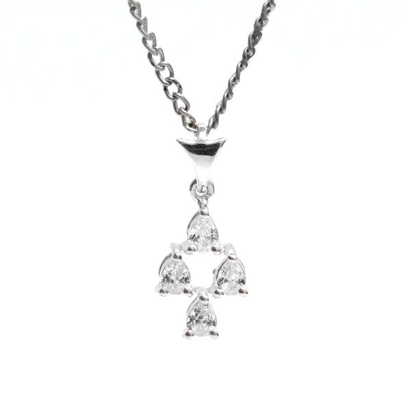 White Gemstone Designer Pendant For Women