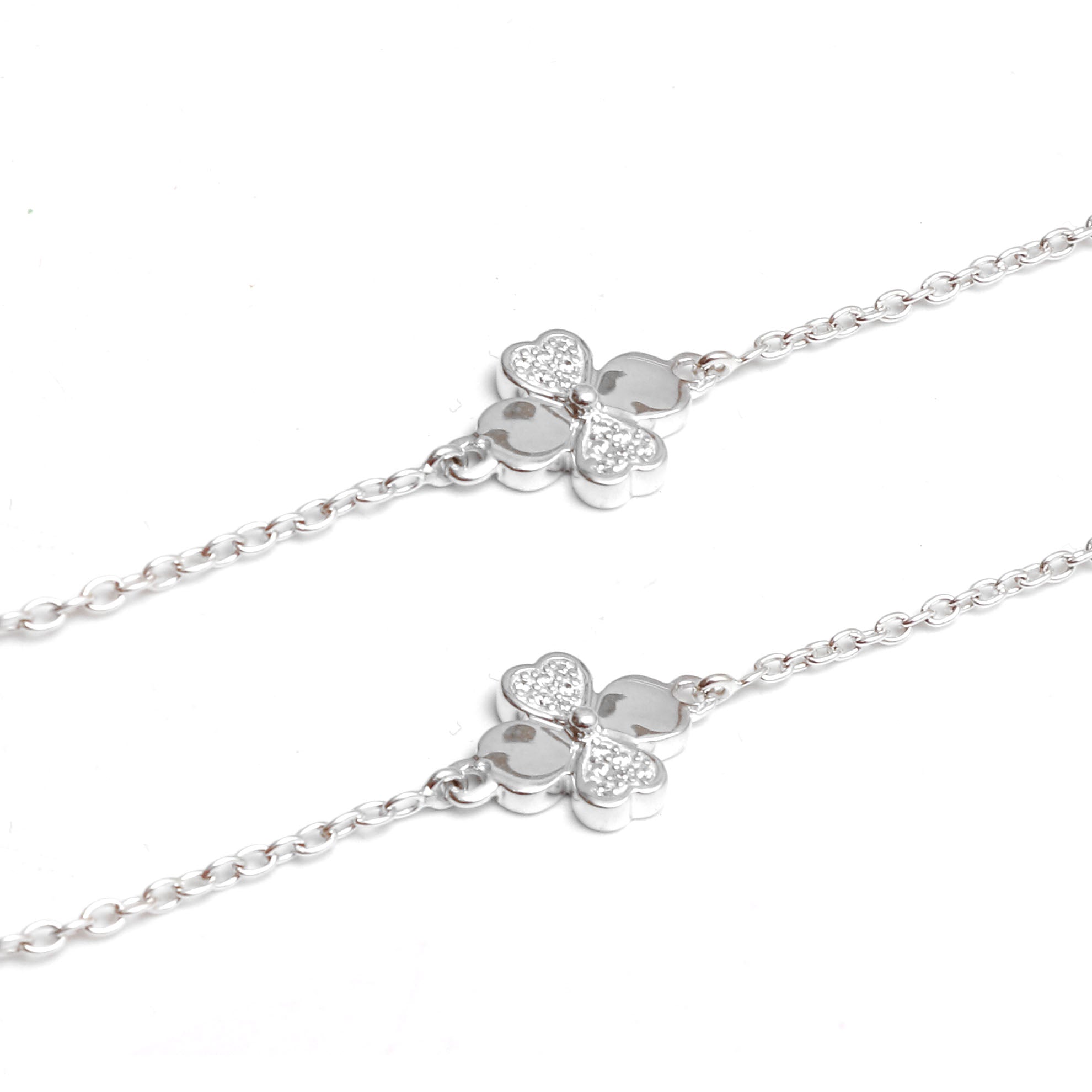 Little Flowers Iced Out Necklace