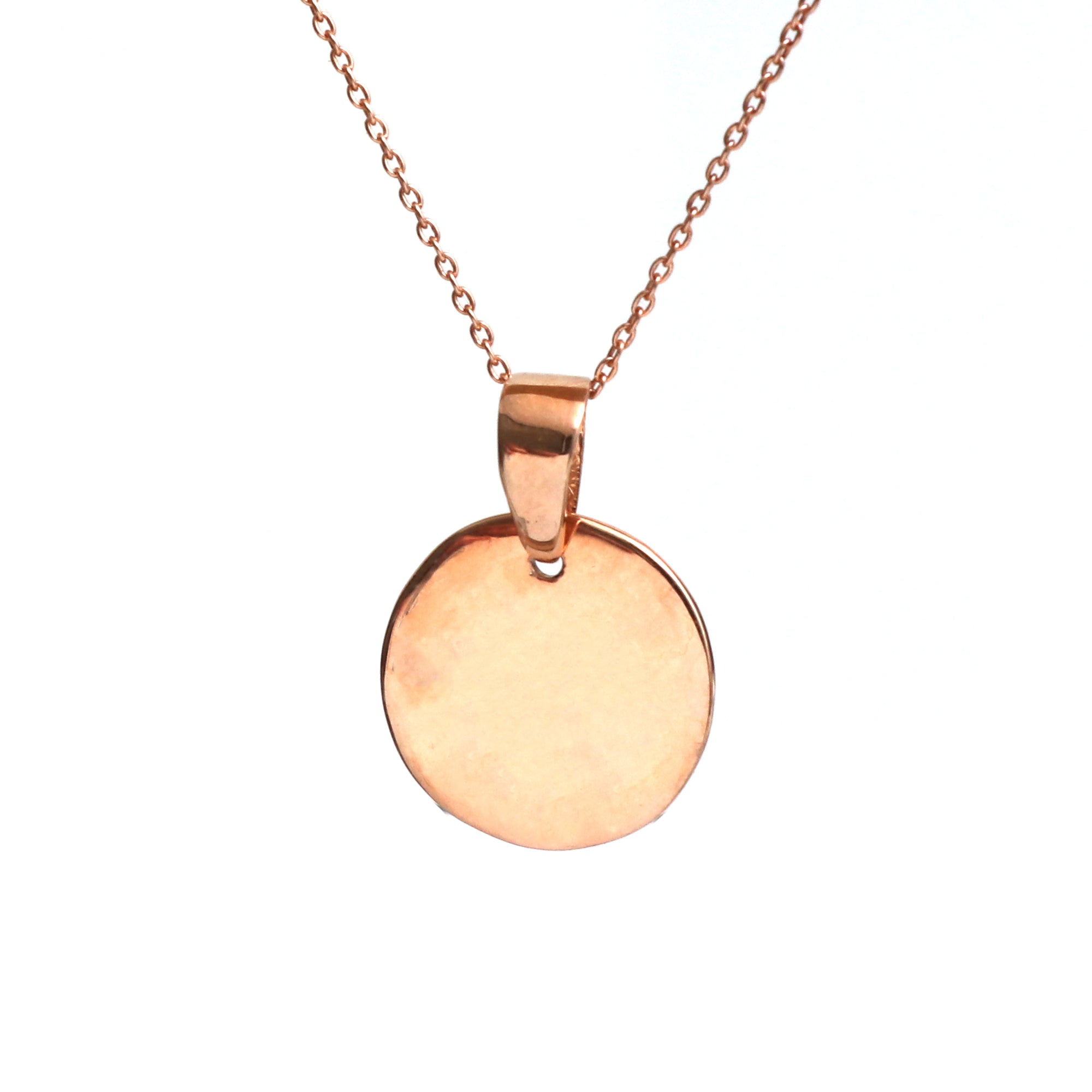 Empty coin pendant