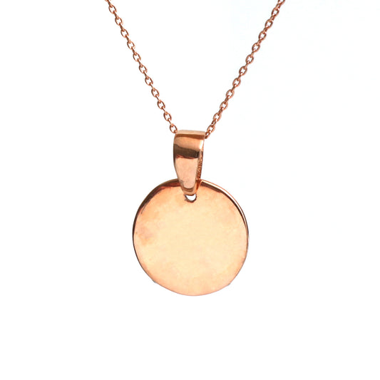 Empty coin pendant