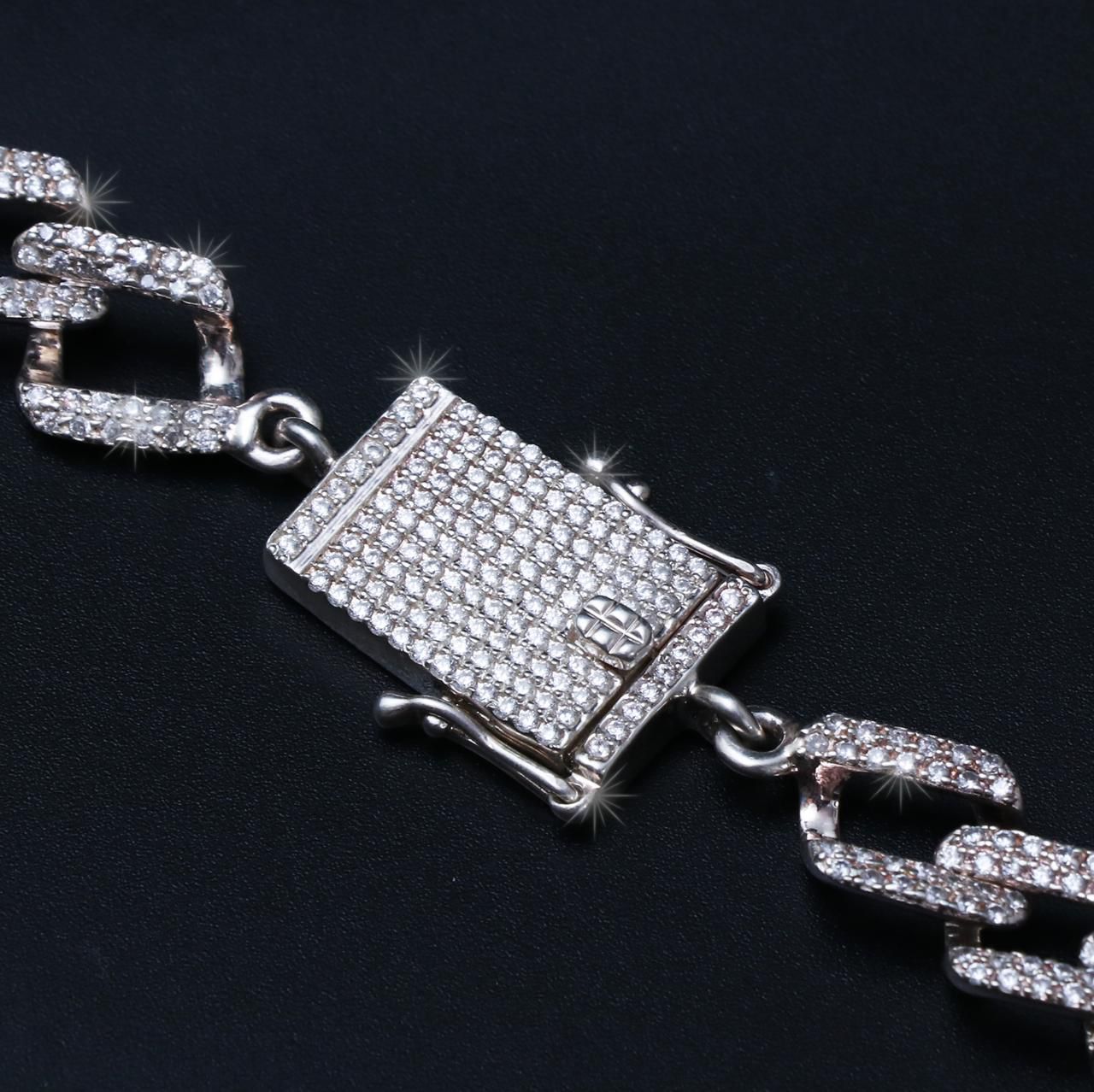 Raised Iced Out Cuban Chain (14mm)