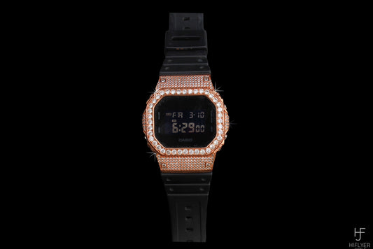 ICED OUT G-SHOCK DW5600 (including the watch with receipts)