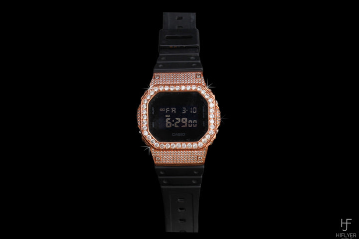 ICED OUT G-SHOCK DW5600 (including the watch with receipts)