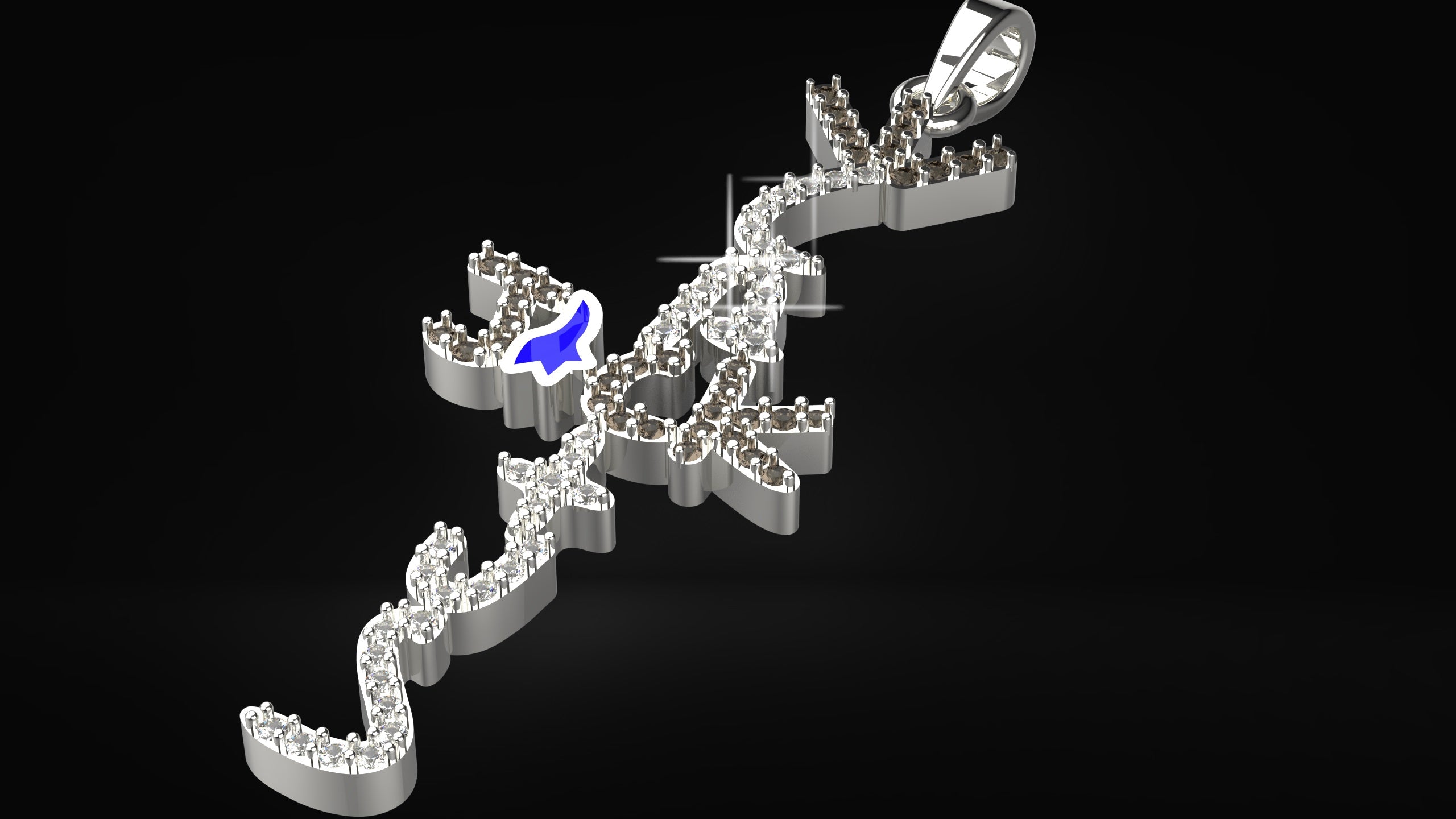 Iced Out- Cactus Jack Pendant