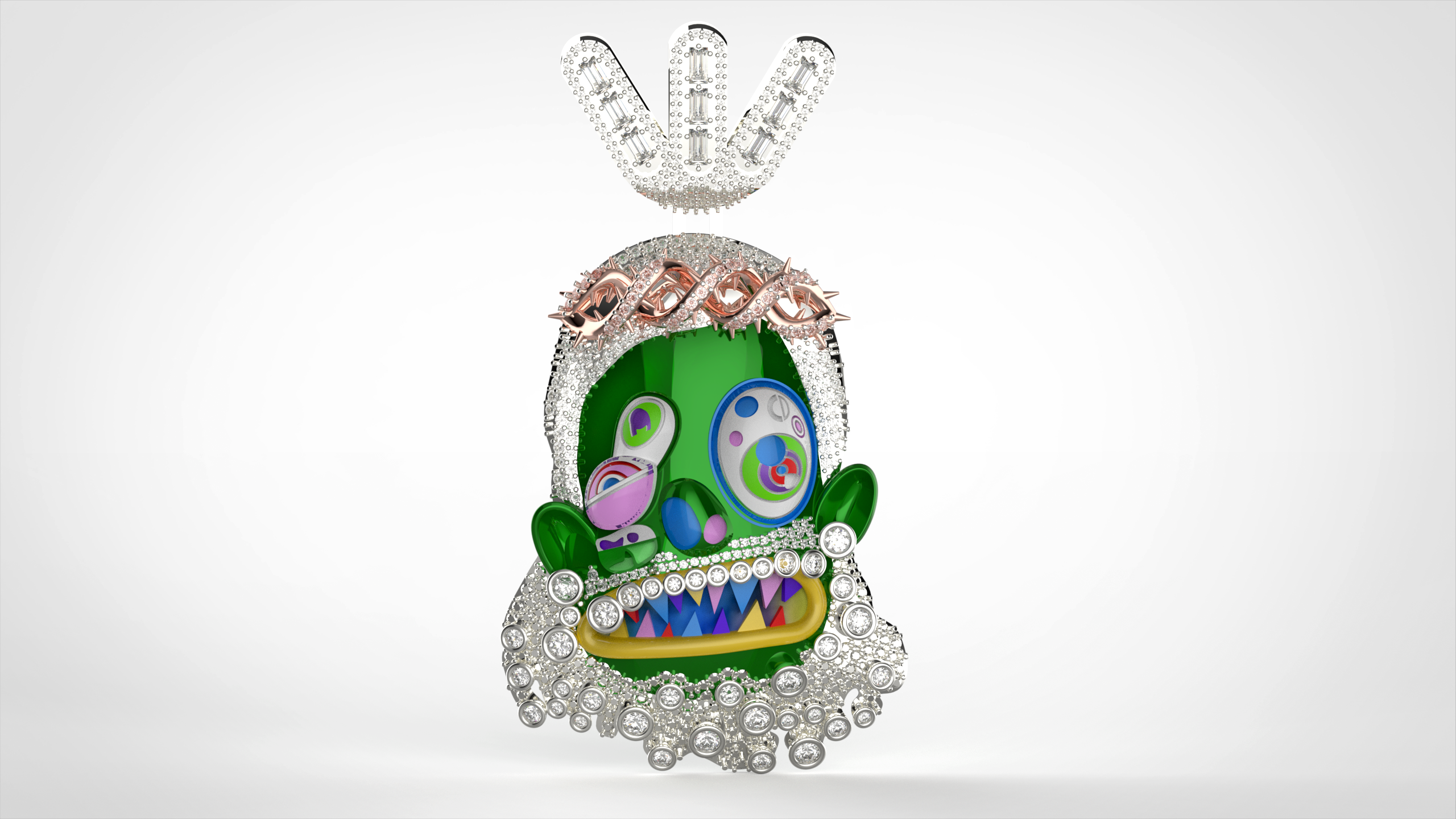 Travis Scott  "Molten Utopia Dream" Pendant