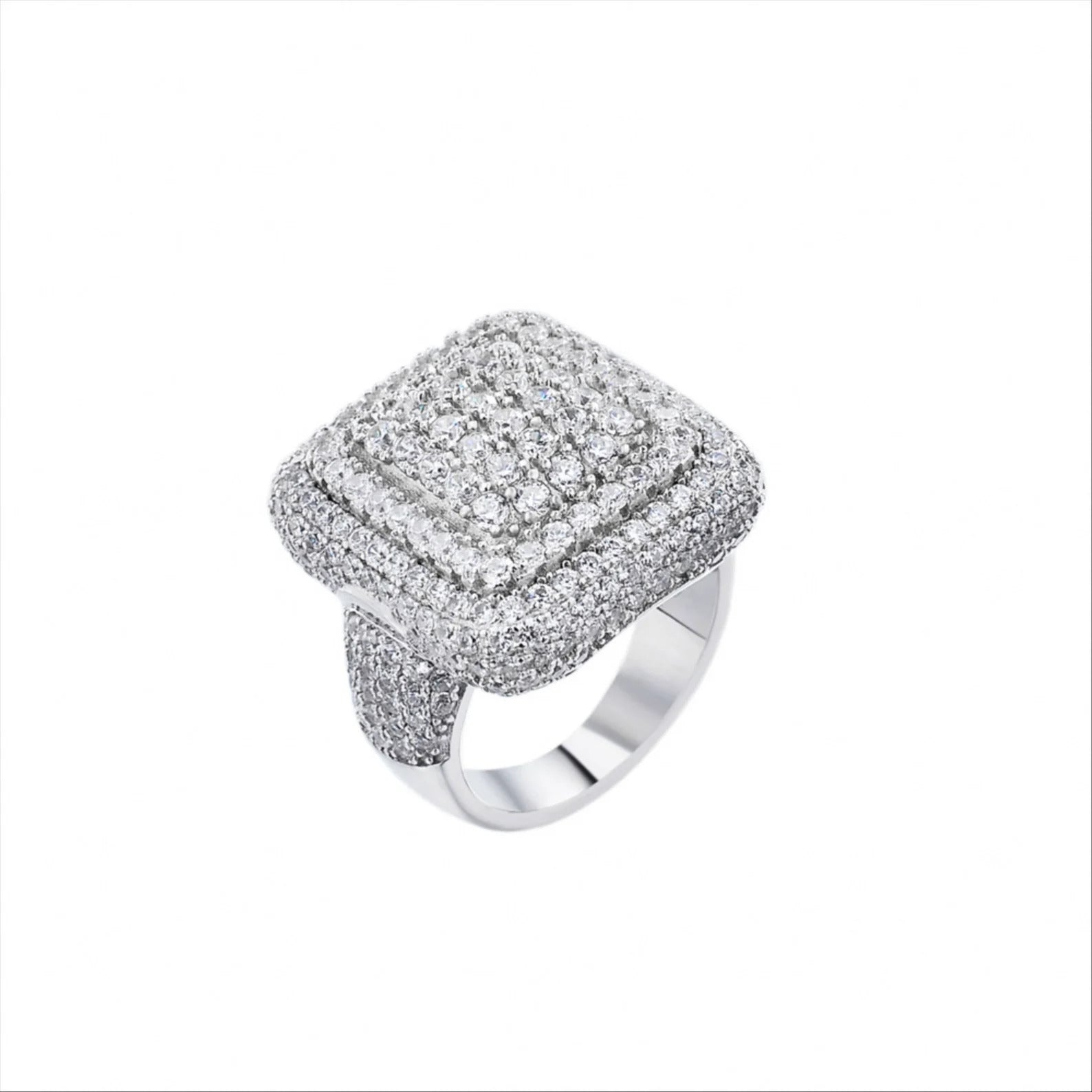 Iced Out Octa Ring