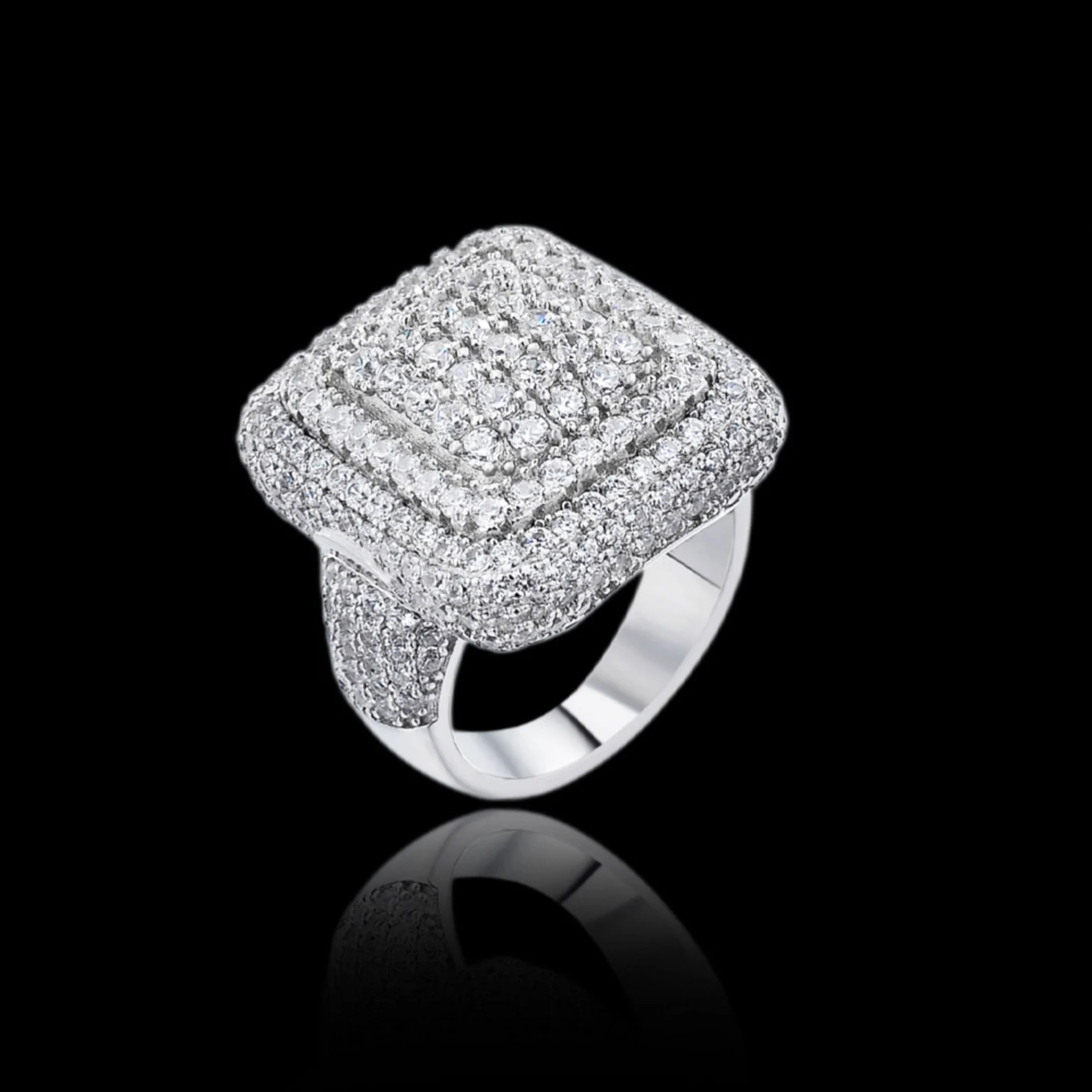 Iced Out Octa Ring