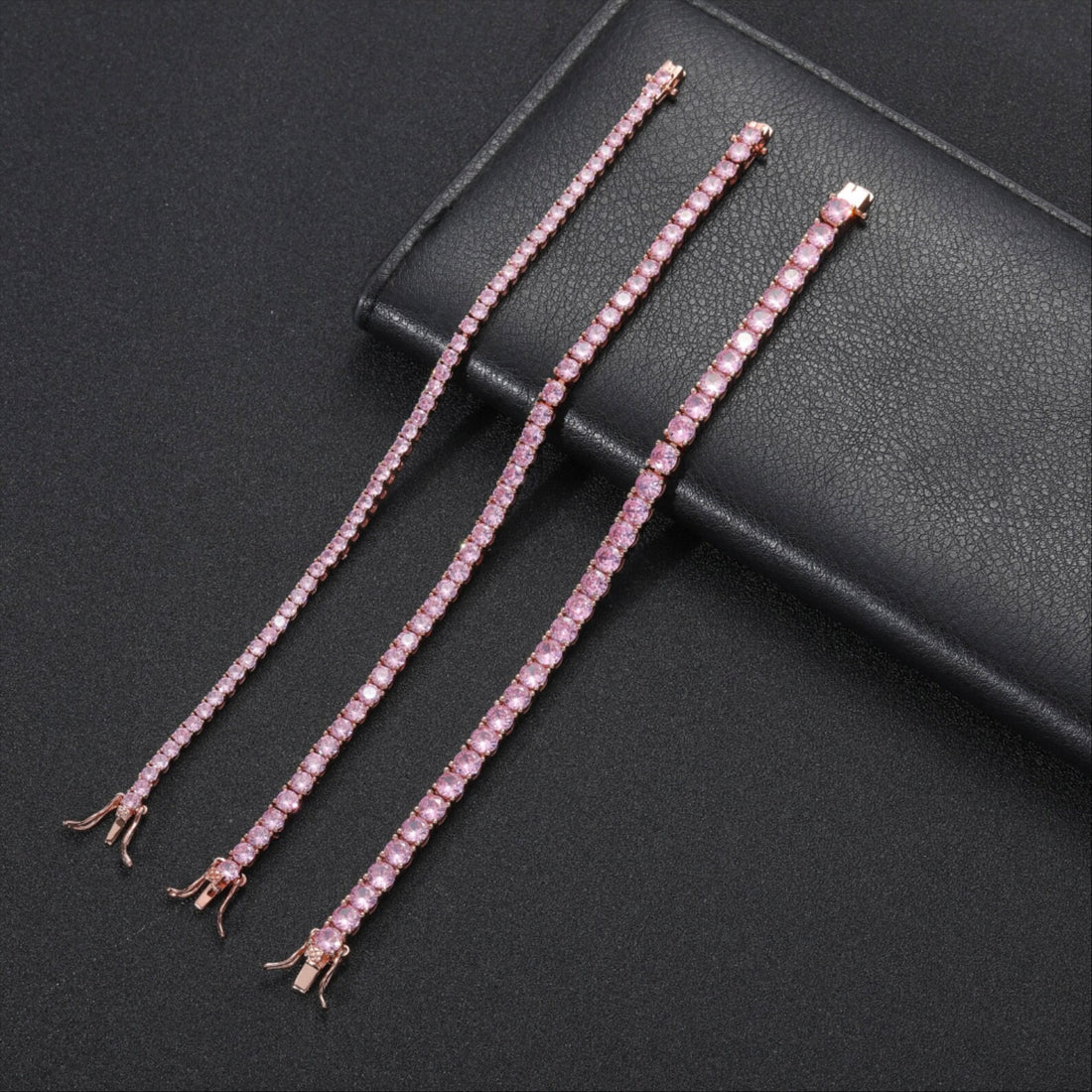 Pink Hue Tennis Bracelet