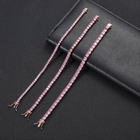 Pink Hue Tennis Bracelet