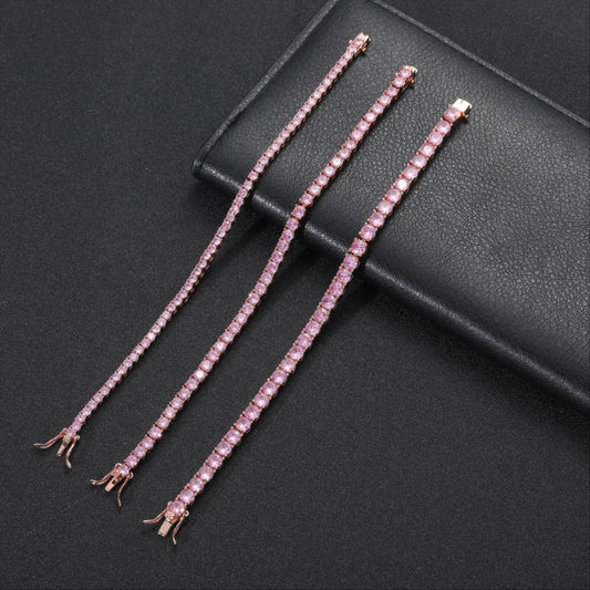 Pink Hue Tennis Bracelet