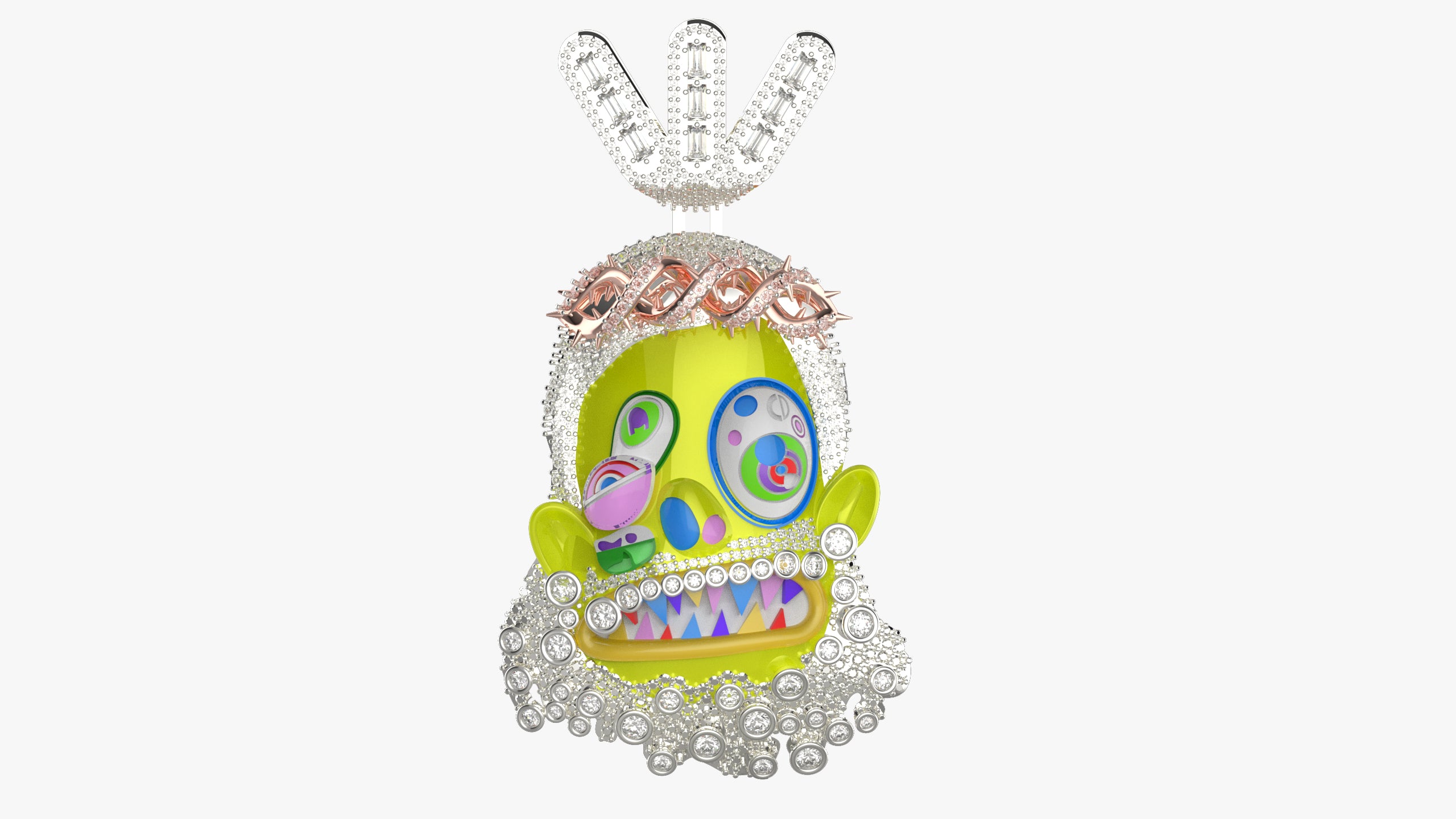 Travis Scott  "Molten Utopia Dream" Pendant